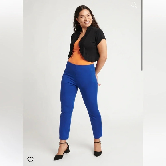 Betabrand Hepburn Dress Pant Yoga Pants in Seaglass size XXL - Picture 11 of 11